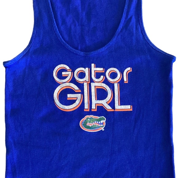 Nike Gator Girl University of Florida Ribbed Tank Top Medium - Picture 2 of 5